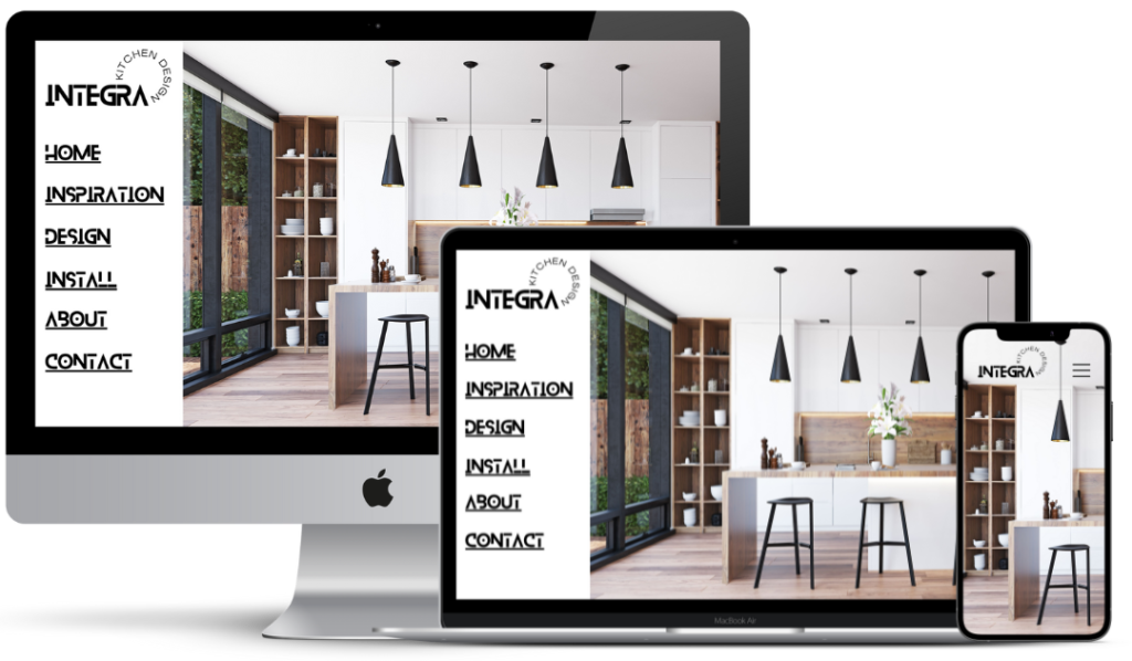 All of our websites for kitchen designers are optimised for desktop, tablet and phone