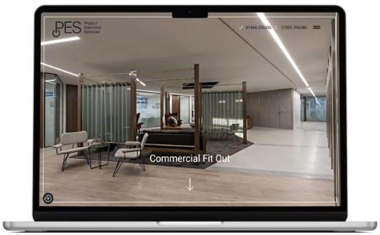 Electrical fit out contractors website design